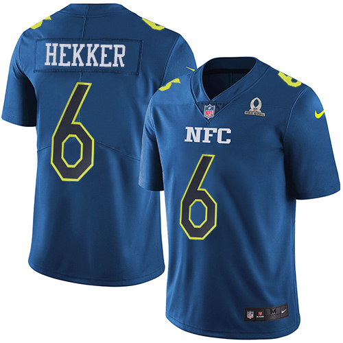 Nike Rams #6 Johnny Hekker Navy Youth Stitched NFL Limited NFC Pro Bowl Jersey